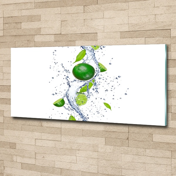 Quadro in vetro acrilico Calce e acqua