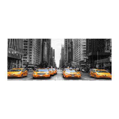 Quadro in vetro acrilico Taxi di New York
