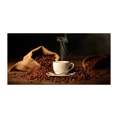 Quadro in vetro acrilico Caffè in tazza