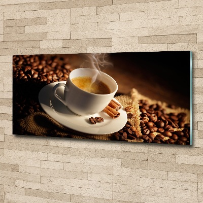 Quadro vetro acrilico Caffè in tazza