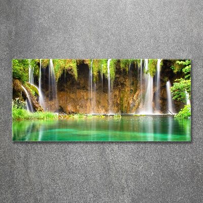 Quadro su vetro acrilico Laghi di Plitvice