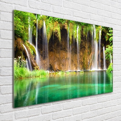 Quadro su vetro acrilico Laghi di Plitvice