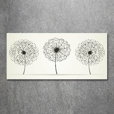 Quadro in vetro acrilico Denti di leone