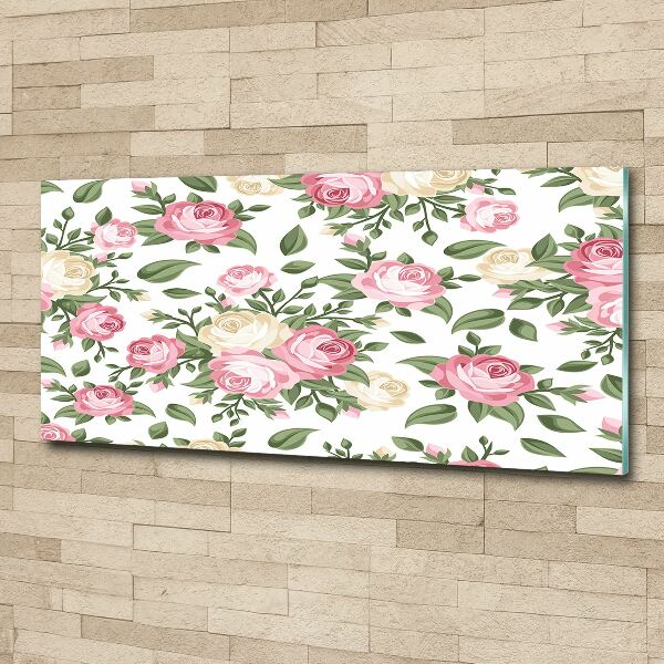 Quadro in vetro acrilico Rose