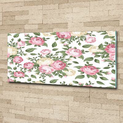 Quadro in vetro acrilico Rose