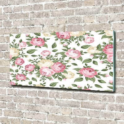 Quadro in vetro acrilico Rose