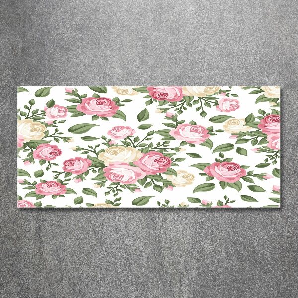 Quadro in vetro acrilico Rose