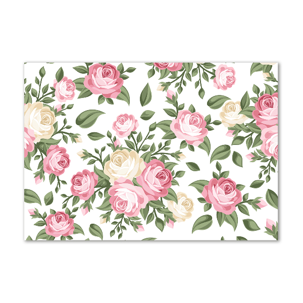 Quadro in vetro acrilico Rose