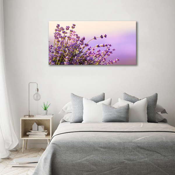 Quadro su vetro acrilico Lavanda