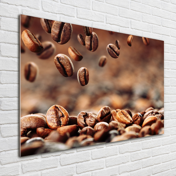 Quadro vetro acrilico Chicchi di caffè