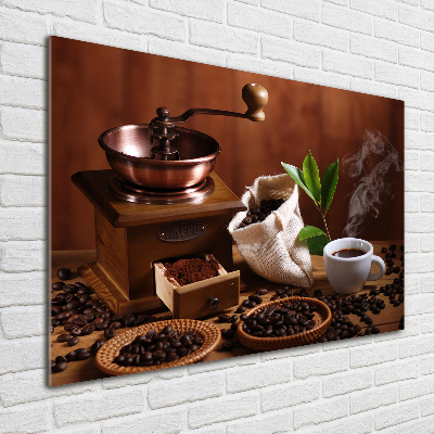 Quadro su vetro acrilico Una tazza di espresso