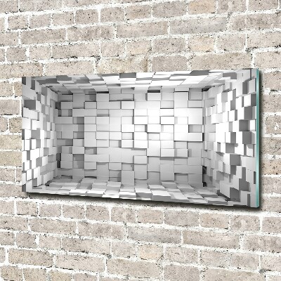 Quadro in vetro acrilico Cubi