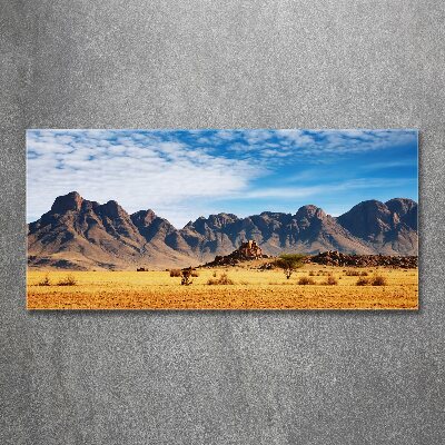 Quadro su vetro acrilico Rocce in Namibia