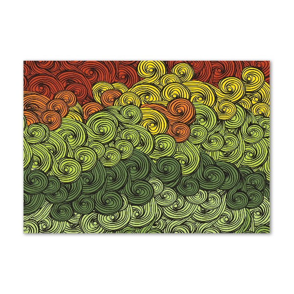 Quadro vetro acrilico Piogge colorate