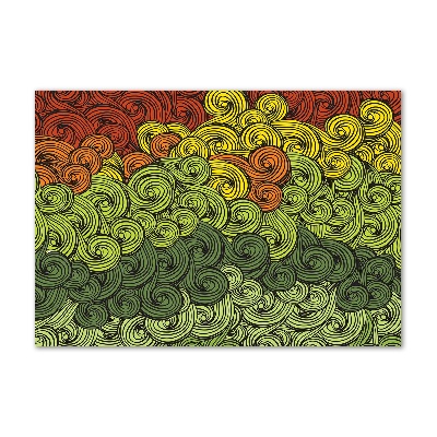 Quadro vetro acrilico Piogge colorate