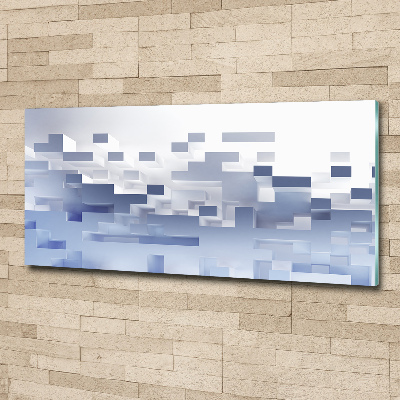 Quadro in vetro acrilico Astrazione cubica