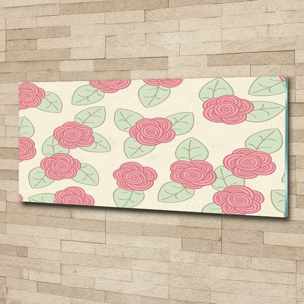 Quadro su vetro acrilico Rose