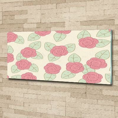 Quadro su vetro acrilico Rose