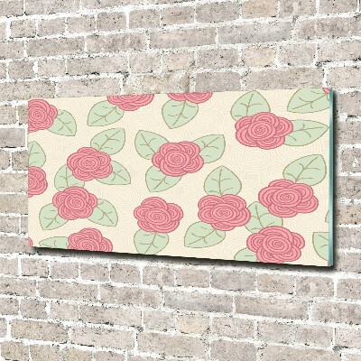 Quadro su vetro acrilico Rose