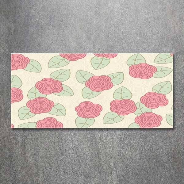 Quadro su vetro acrilico Rose