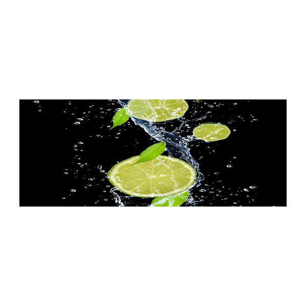 Quadro su vetro acrilico Calce e acqua