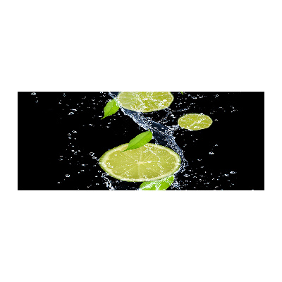 Quadro su vetro acrilico Calce e acqua