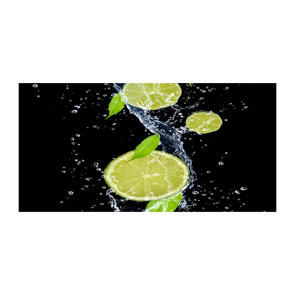 Quadro su vetro acrilico Calce e acqua