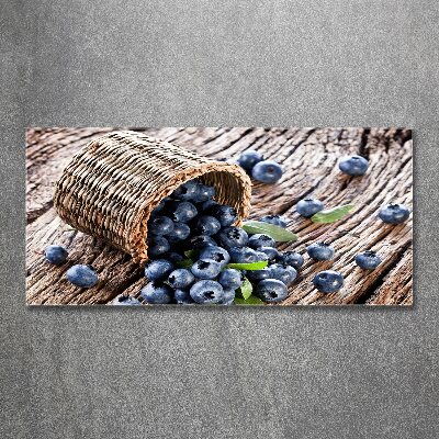 Quadro vetro acrilico Bacche in un cestino
