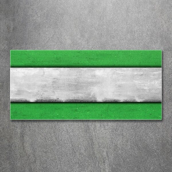 Quadro su vetro acrilico Parete verde