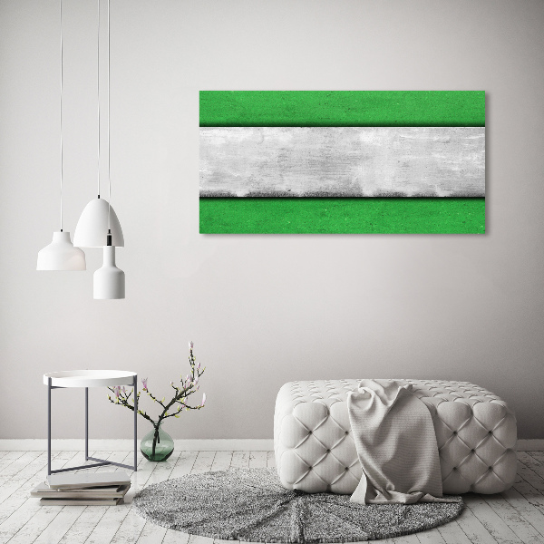 Quadro su vetro acrilico Parete verde