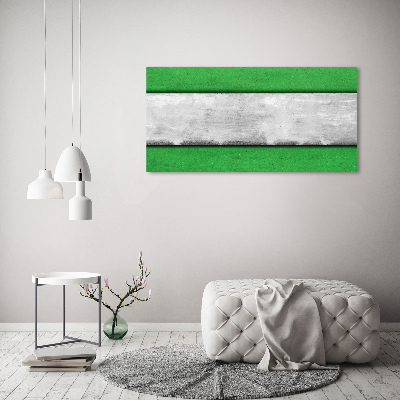 Quadro su vetro acrilico Parete verde