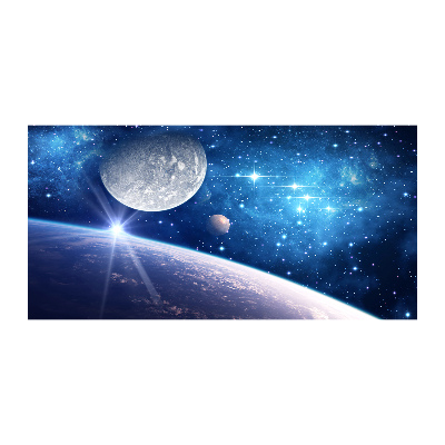 Quadro in vetro acrilico Luna