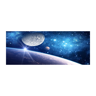 Quadro in vetro acrilico Luna