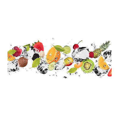 Quadro vetro acrilico Frutta e acqua