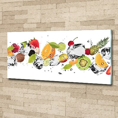 Quadro vetro acrilico Frutta e acqua