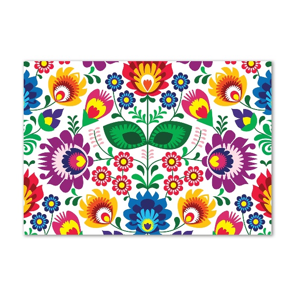 Quadro in vetro acrilico Modello etnico