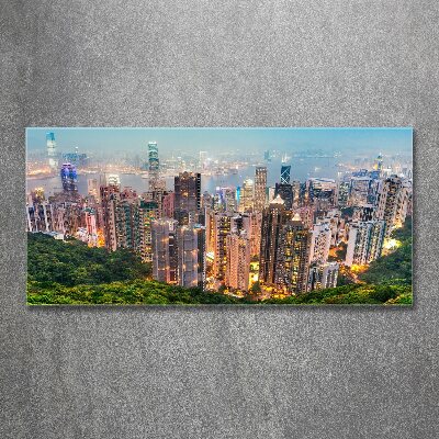 Quadro su vetro acrilico Hong Kong