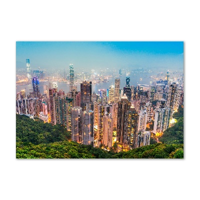 Quadro su vetro acrilico Hong Kong