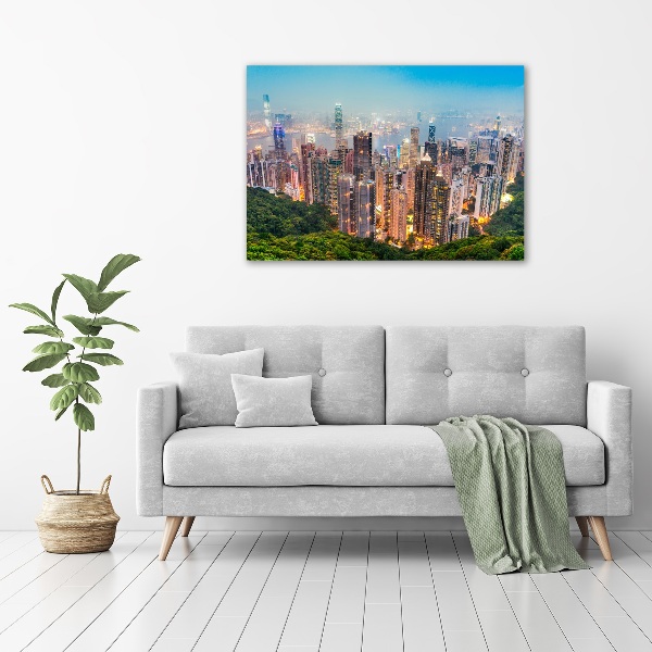 Quadro su vetro acrilico Hong Kong
