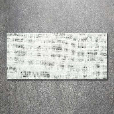 Quadro vetro acrilico Tela di lino bianca