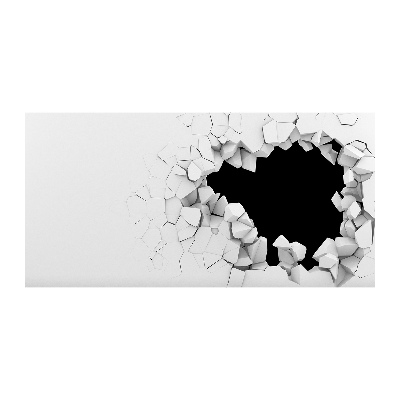 Quadro su vetro acrilico Buchi nel muro