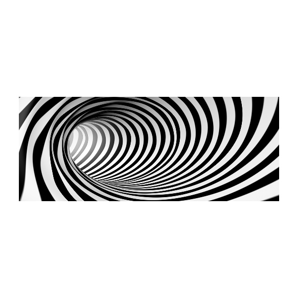 Quadro vetro acrilico Tunnel 3D