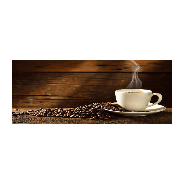 Quadro su vetro acrilico Una tazza di caffè