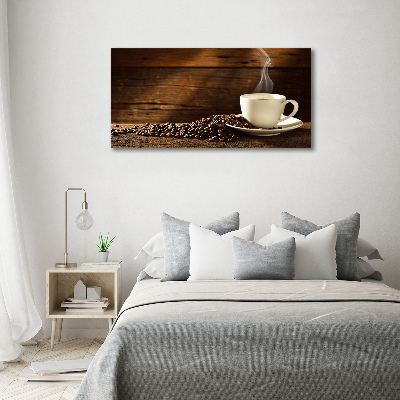 Quadro su vetro acrilico Una tazza di caffè