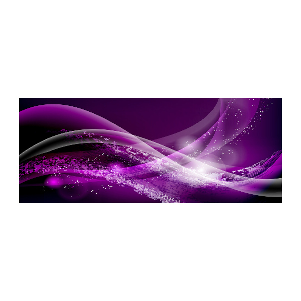 Quadro in vetro acrilico Onda astratta