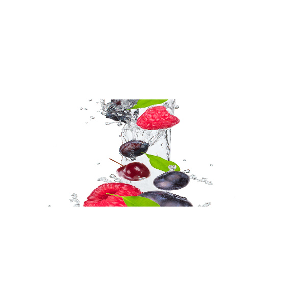 Quadro vetro acrilico Frutta e acqua