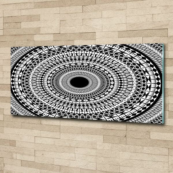 Quadro vetro acrilico Ornamenti circolari