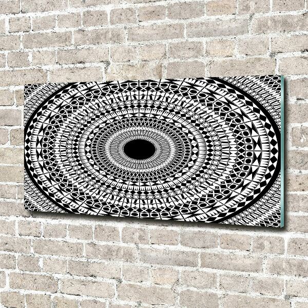 Quadro vetro acrilico Ornamenti circolari