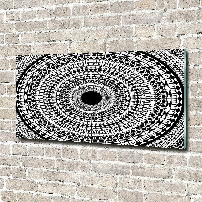 Quadro vetro acrilico Ornamenti circolari