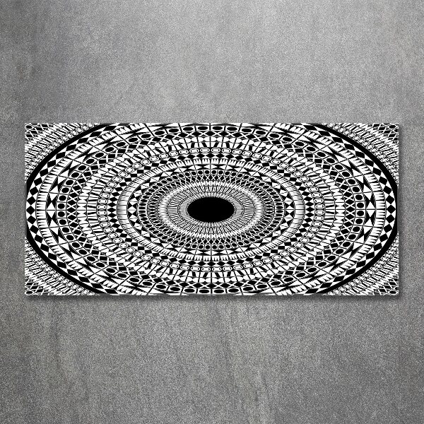 Quadro vetro acrilico Ornamenti circolari